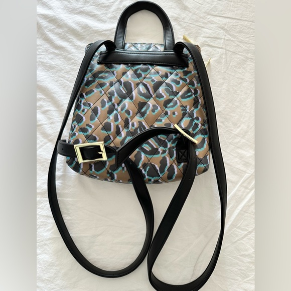 Ted Baker London - Quilted Leopard Animal print backpack - Picture 3 of 7